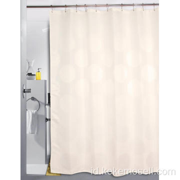 Khusus Khusus Polyester Jacquard Fabric Shower Curtain